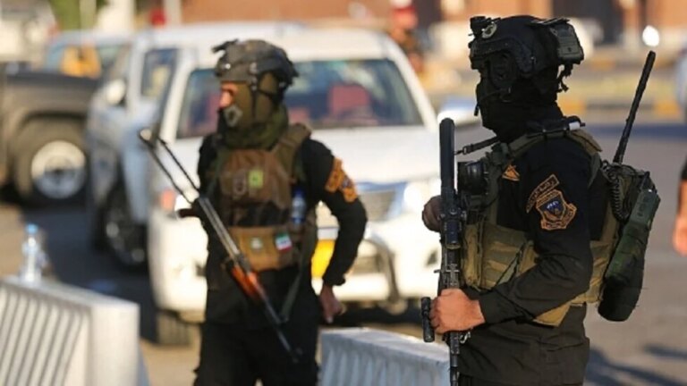 A security operation in Baghdad leads to a weapons store after the release of kidnapped persons