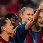 Barcelona defeated its rival, Real Madrid, 7-0, in the Women’s Clasico