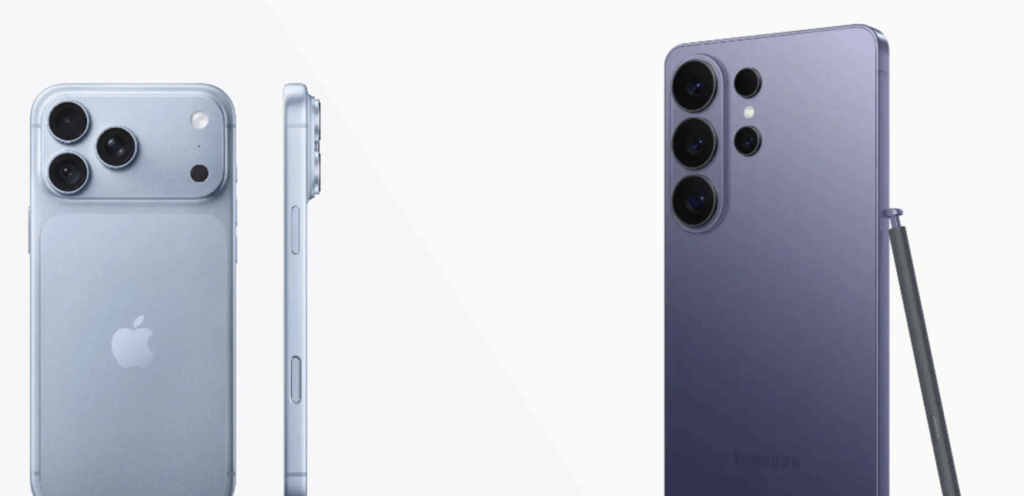 Clash of the Giants: Apple and Samsung compete for the throne of smartphones
