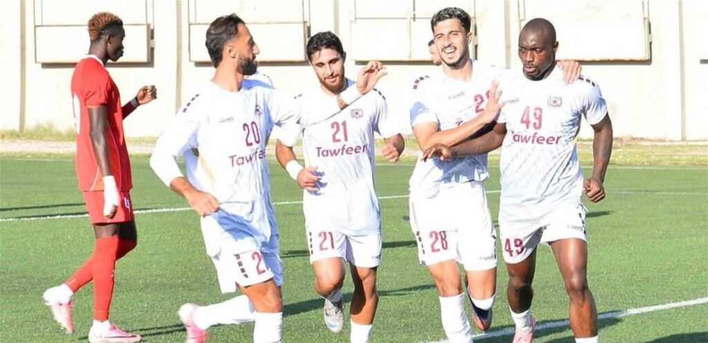 Al-Najma surpasses Al-Tadamon with a double and facilitates its mission in opening the Lebanese Football League