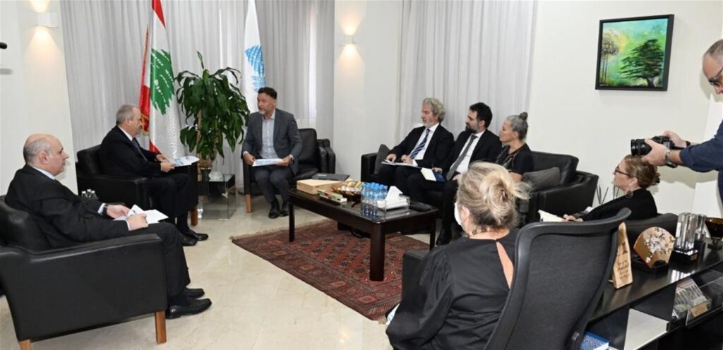 Jaber discussed with a European delegation and the Organization for Economic Cooperation and Development the path to reforming budget management