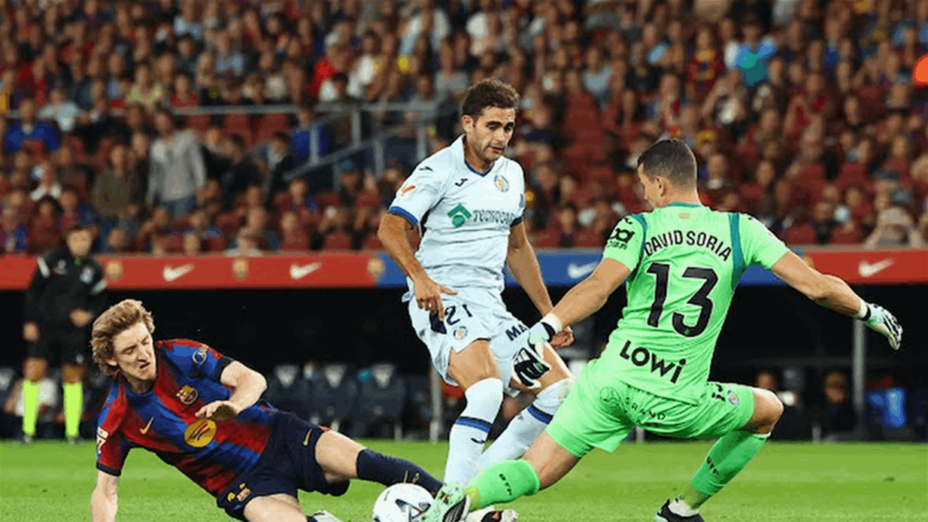 Barcelona sweeps Getafe with a hat-trick and witnesses the new appearance of Hamza Abdel Karim