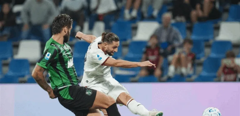 A golden opportunity wasted for Milan by drawing with Sassuolo in Serie A