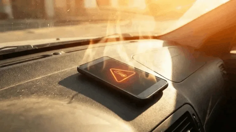 Summer danger: High car temperatures threaten to damage phones and smart devices