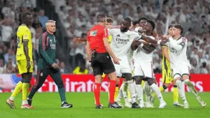 Vinicius was absent from 4 Real Madrid matches, including El Clásico