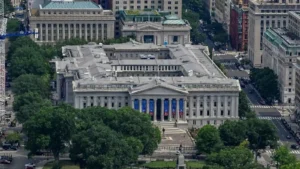 The United States records a record budget deficit of nearly two trillion dollars after five years of decline