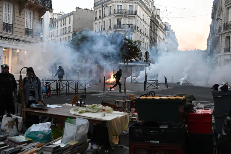 France’s political earthquakes shake European markets, inflicting sharp losses on stocks and the euro