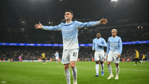 Manchester City sweeps AEK Athens 5-0