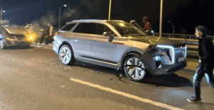 A Trabzon player and his family survived certain death in a traffic accident in Türkiye