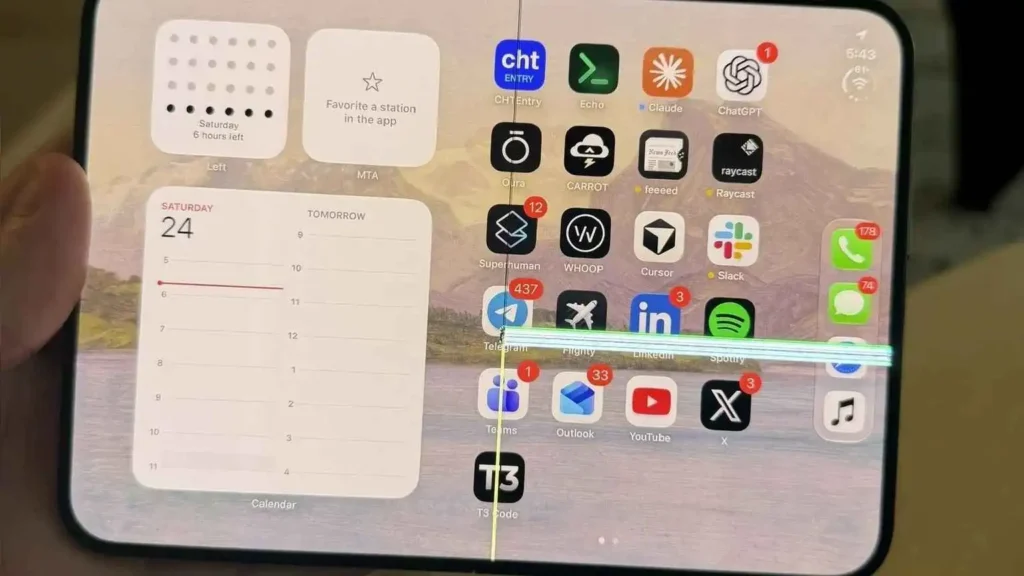 Apple is in trouble… Will iPhone Duo cracks threaten the future of its foldable phones?