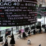 European stocks record slight gains in anticipation of the interest rate decision and corporate results