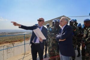 Larno’s field tour in the villages of the south before the end of UNIFIL’s mandate