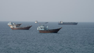 An international coalition of 60 countries to secure freedom of maritime navigation