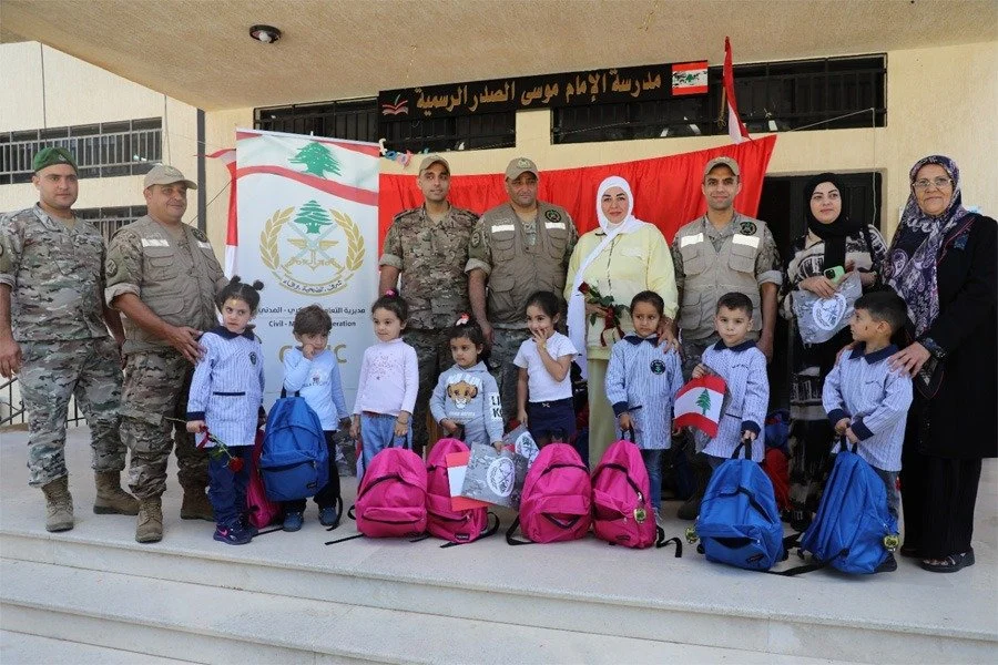 The army is deployed in southern schools in a step that paves the way for the return of students