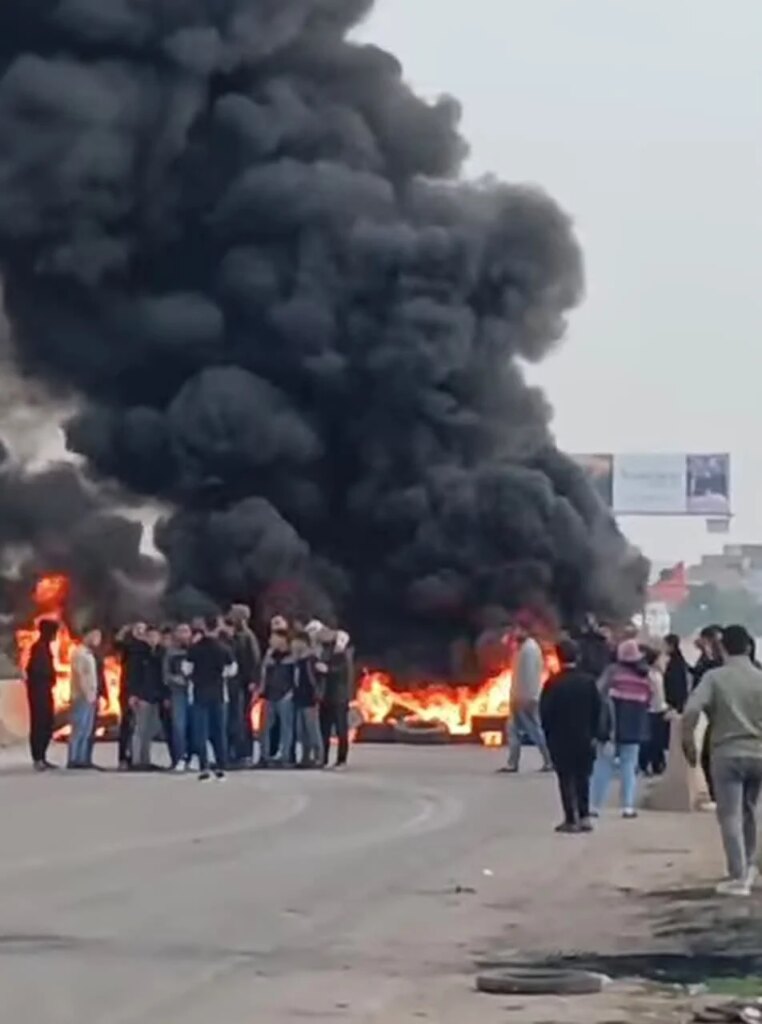 Popular protests in Housh Al-Harima, objecting to the transfer of secondary school