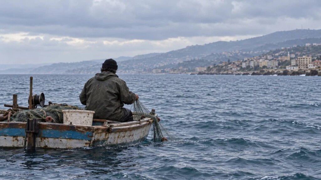 Al-Naameh: A fisherman blows up the sea and the patrol catches him before the second strike