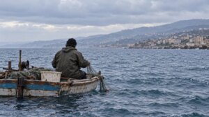 Al-Naameh: A fisherman blows up the sea and the patrol catches him before the second strike